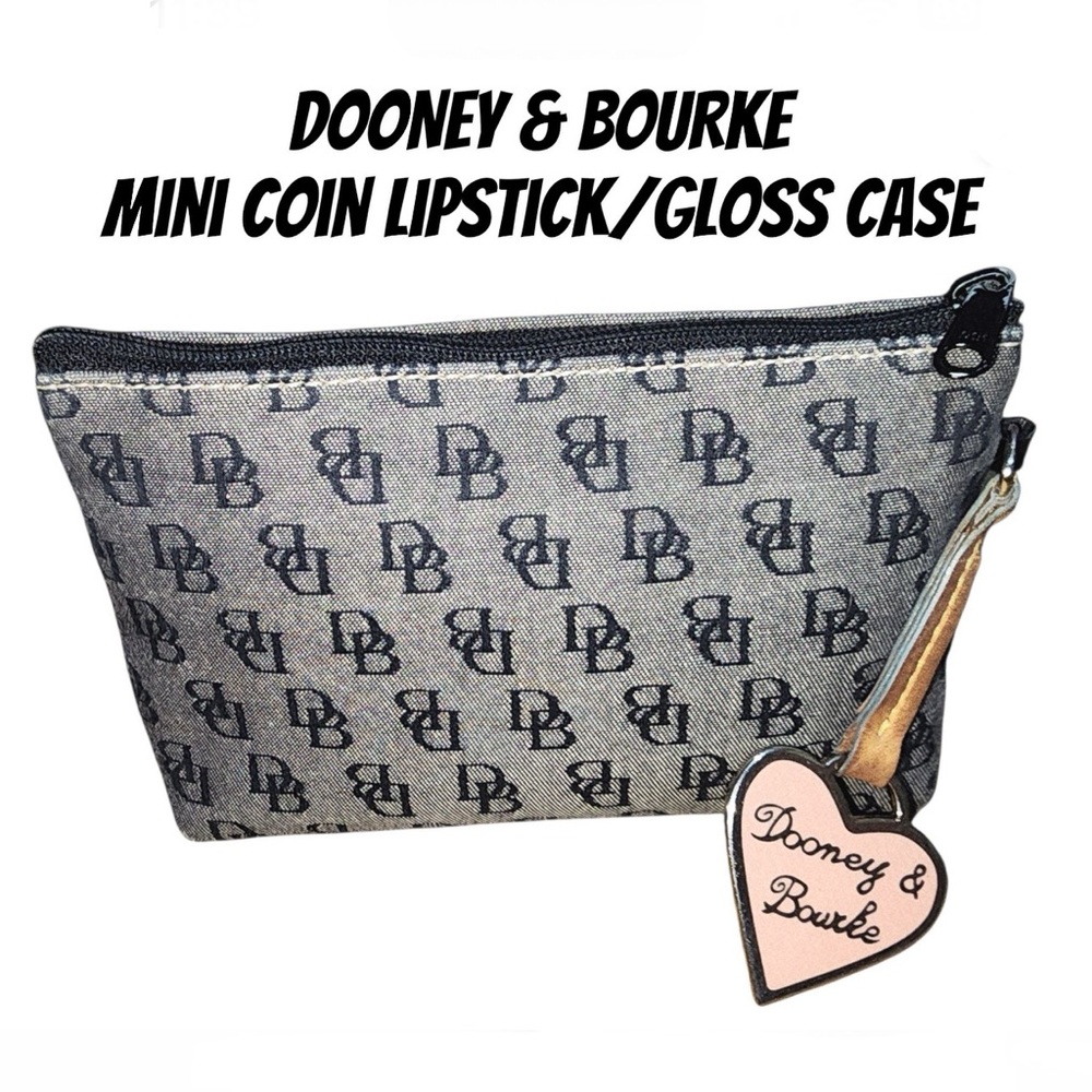 Dooney & Bourke black and gray makeup Bag